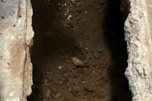 Concrete floor or slab opened to expose leaking plumbing below related to Slab Leak Detection and Repair in Monrovia