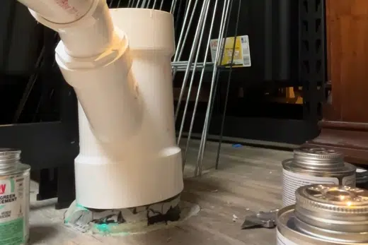 Sink faucet and drain connection being adjusted by hand tools related to Temple City CA neighborhood