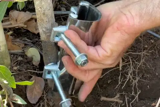 Exterior water service line repair with pipe exposed in soil related to Water Line Repair and Replacement in Monrovia