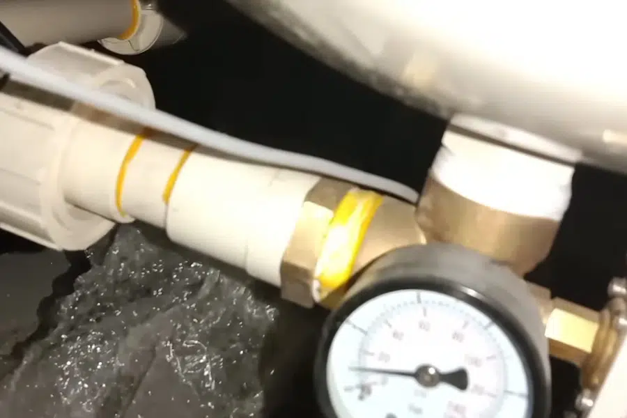 Whole-house water softener with control valve and resin tank related to Softener protecting a tankless heater in Monrovia