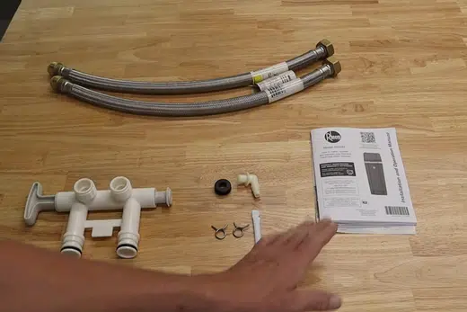 Whole-house water softener with control valve and resin tank related to Is a Water Softener Worth It?, Monrovia plumbing guide